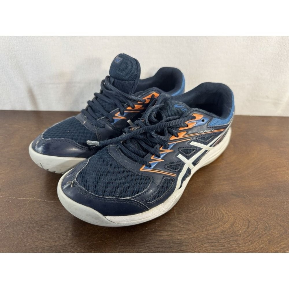 ASICS Upcourt 4 Indoor Court Shoes Men's 6.5 Navy White
